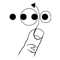 loop around rightmost peg